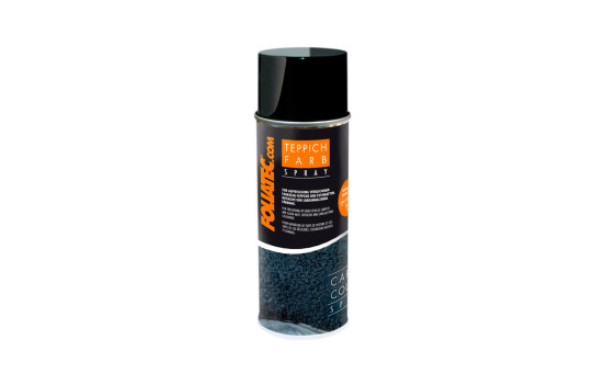 Peinture en aérosol pour tapis Foliatec - noir mat 1 x 400 ml