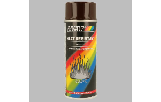 Laque Motip résistante à la chaleur - Marron - 400 ml, Image 2