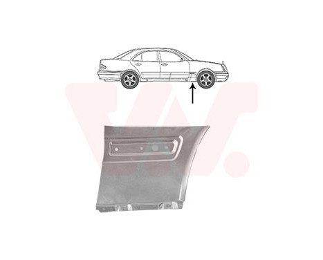 PARTIE INFÉRIEURE DU GARDE-BOUE R 3028156 Van Wezel