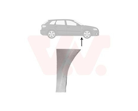 PARTIE INFÉRIEURE DU GARDE-BOUE R 5856156 Van Wezel