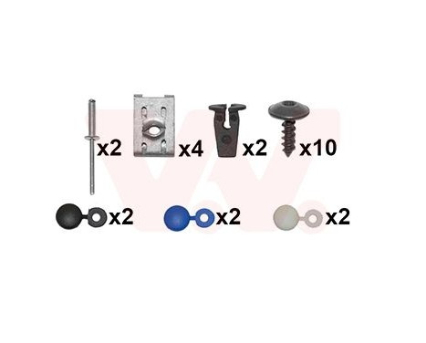 Kit d'assemblage, pare-chocs