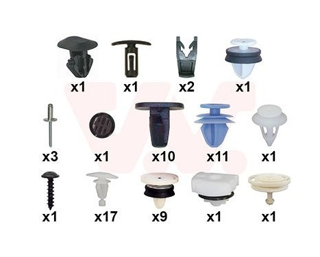 Kit de montage, porte