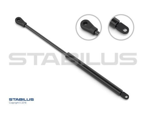 Vérin à gaz, coffre 8558BQ Stabilus