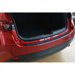 Matericuo Car Rear Bumper Guard Protector Anti-Collision Patch Anti-Scrape Rubber Universal Trunk Door Entry Guards for Most Cars Non Slip Red with Tape 35 inch 
