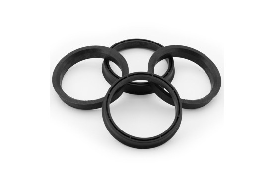 TPI Centreringsringar 66,5->57,1mm Svart 4 st