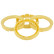 TPI ​centreringsringar 69,1->58,1 mm Gul 4 stycken, miniatyr 2