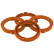 TPI Centreringsringar 69,1->67,1mm Orange 4 st, miniatyr 2