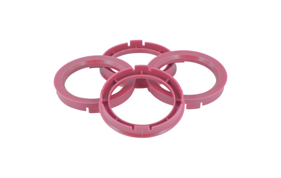 TPI ​centreringsringar 70,4->64,1 mm Rosa 4 stycken, bild 2