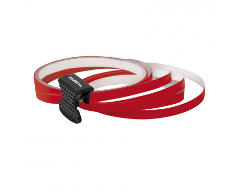 Foliatec PIN-Striping Röd 4-delad