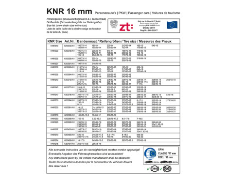 Snökedjor ProPlus 16mm KNR240, bild 6