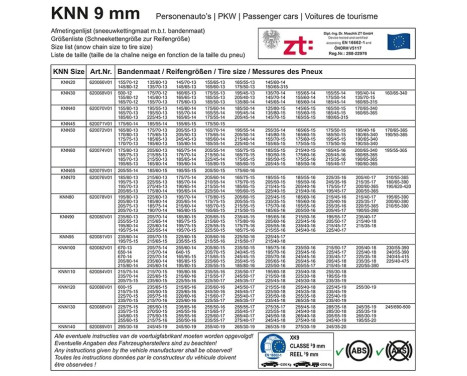 Snökedjor ProPlus 9mm KNN80, bild 6