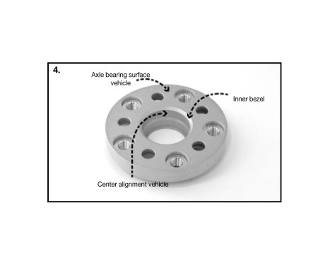H&R DRA-System Hjuldistanssats 40mm per axel - Pluggstorlek 4x100 - Nav 60,1mm - Bultstorlek M12x1,5 - D, bild 5