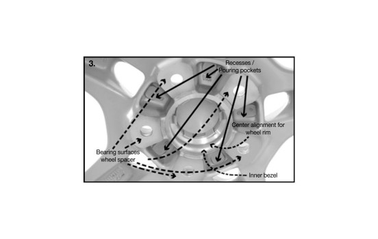 H&R DRA-System Hjuldistanssats 44mm per axel - Pluggstorlek 5x112 - Nav 57,1mm - Bultstorlek M14x1,5 - p, bild 4