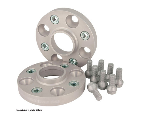 H&R DRA-System Hjuldistanssats 50 mm per axel - Delningsstorlek 5x108 - Nav 65,0 mm - Bultstorlek M14x1,5 - V