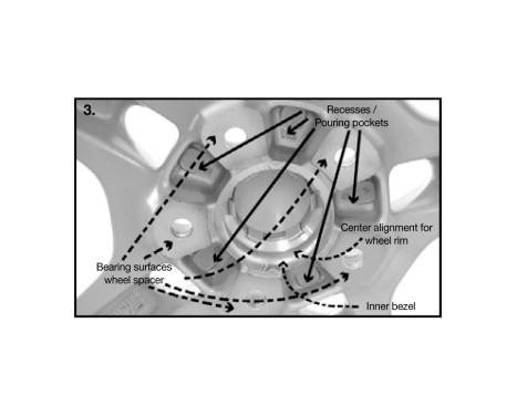 H&R DRS-System Hjuldistanssats 30mm per axel - Pluggstorlek 4x100 - Nav 54,1mm - Bultstorlek M12x1,5 - D, bild 4