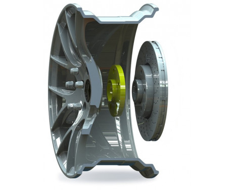 H & R spår spacer set / Spacer 30mm per axel (15mm per hjul), bild 3