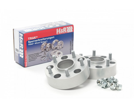 H & R spår spacer set / Spacer 50 mm per axel (25 mm per hjul)