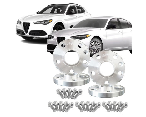 Simoni Racing Aluminium Hjulspacer Set - för Alfa Romeo diverse - 2x17.5mm - 2x20mm
