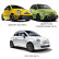Simoni Racing Aluminium Hjulspacersats Abarth / Fiat 500 inkl. Hjulbultar, miniatyr 2