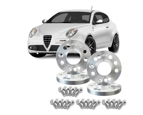 Simoni Racing Aluminium Hjulspacersats Alfa Romeo Mito 16/20mm inkl. hjulbultar
