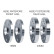 Simoni Racing Aluminium Hjulspacersats Alfa Romeo Mito 16/20mm inkl. hjulbultar, miniatyr 3