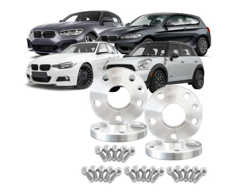 Simoni Racing Aluminium Hjulspacersats för BMW & Mini inkl. hjulbultar