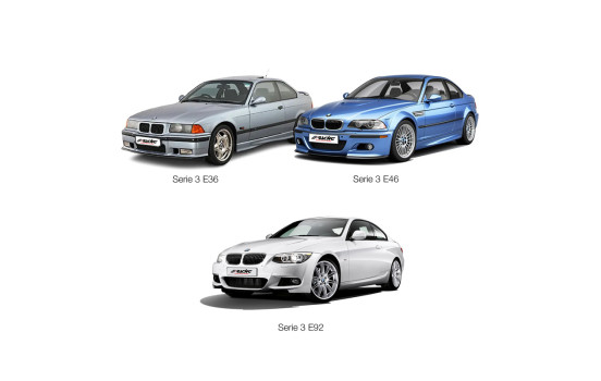 Simoni Racing aluminium hjulspacersats lämplig för BMW 3-serien, inklusive hjulbultar, bild 2