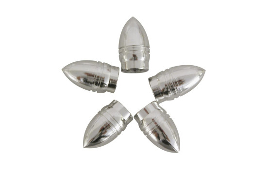 Ventillock 5 st. kula silver