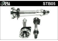 Stickaxel, differential