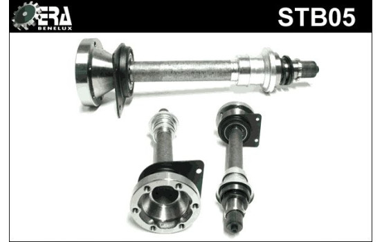 Stickaxel, differential