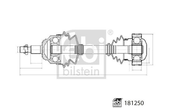 drivaxel 181250 FEBI, bild 3