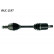 Drivaxel VKJC 1197 SKF, miniatyr 2