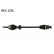 Drivaxel VKJC 1226 SKF, miniatyr 2