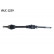 Drivaxel VKJC 1229 SKF