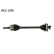 Drivaxel VKJC 1290 SKF, miniatyr 2