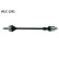 Drivaxel VKJC 1291 SKF, miniatyr 2