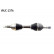 Drivaxel VKJC 1376 SKF