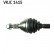 Drivaxel VKJC 1415 SKF, miniatyr 2