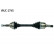 Drivaxel VKJC 1745 SKF, miniatyr 2