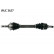 Drivaxel VKJC 3627 SKF