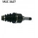 Drivaxel VKJC 3627 SKF, miniatyr 3