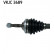 Drivaxel VKJC 3689 SKF, miniatyr 3