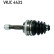 Drivaxel VKJC 4431 SKF, miniatyr 2