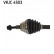 Drivaxel VKJC 4503 SKF, miniatyr 2
