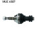 Drivaxel VKJC 4507 SKF, miniatyr 3