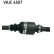 Drivaxel VKJC 4507 SKF, miniatyr 4