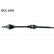 Drivaxel VKJC 4508 SKF, miniatyr 2