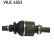 Drivaxel VKJC 4553 SKF, miniatyr 4