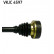 Drivaxel VKJC 4597 SKF, miniatyr 4