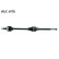Drivaxel VKJC 4978 SKF, miniatyr 2